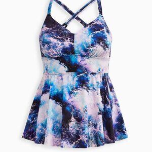 TORRID Wire-Free Racerback Tankini NWT